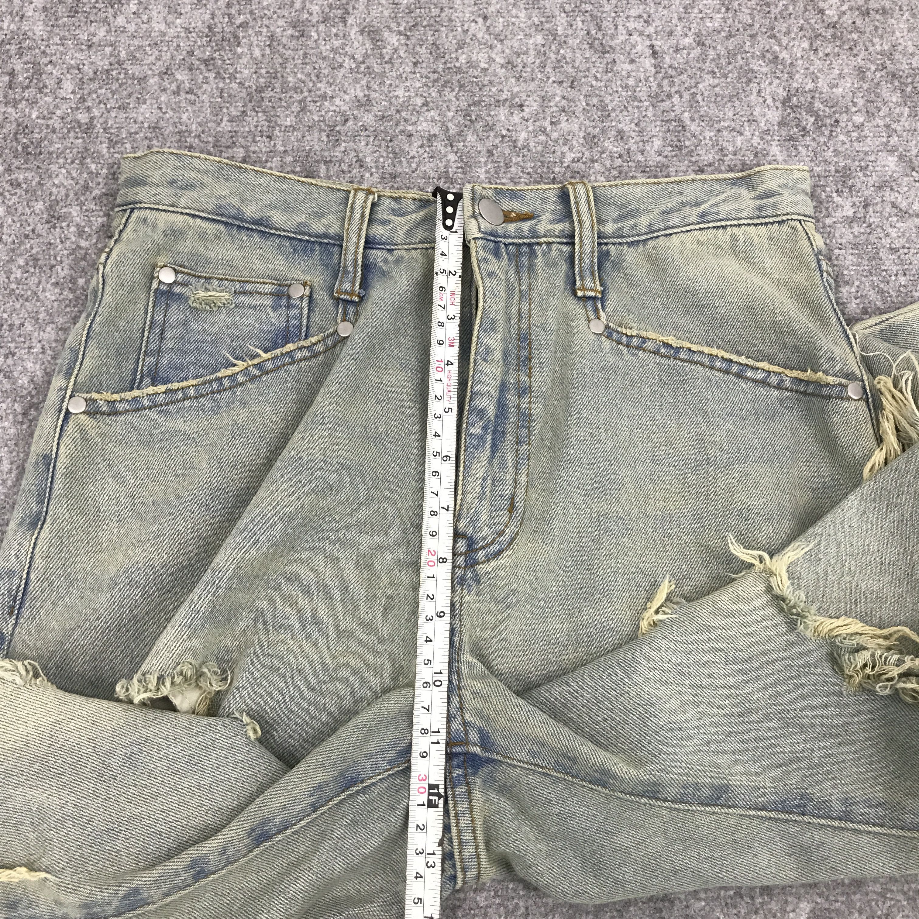 Japanese Brand Japan fashion style the standard distressed Baggy jean Size US 29 - 9 Thumbnail