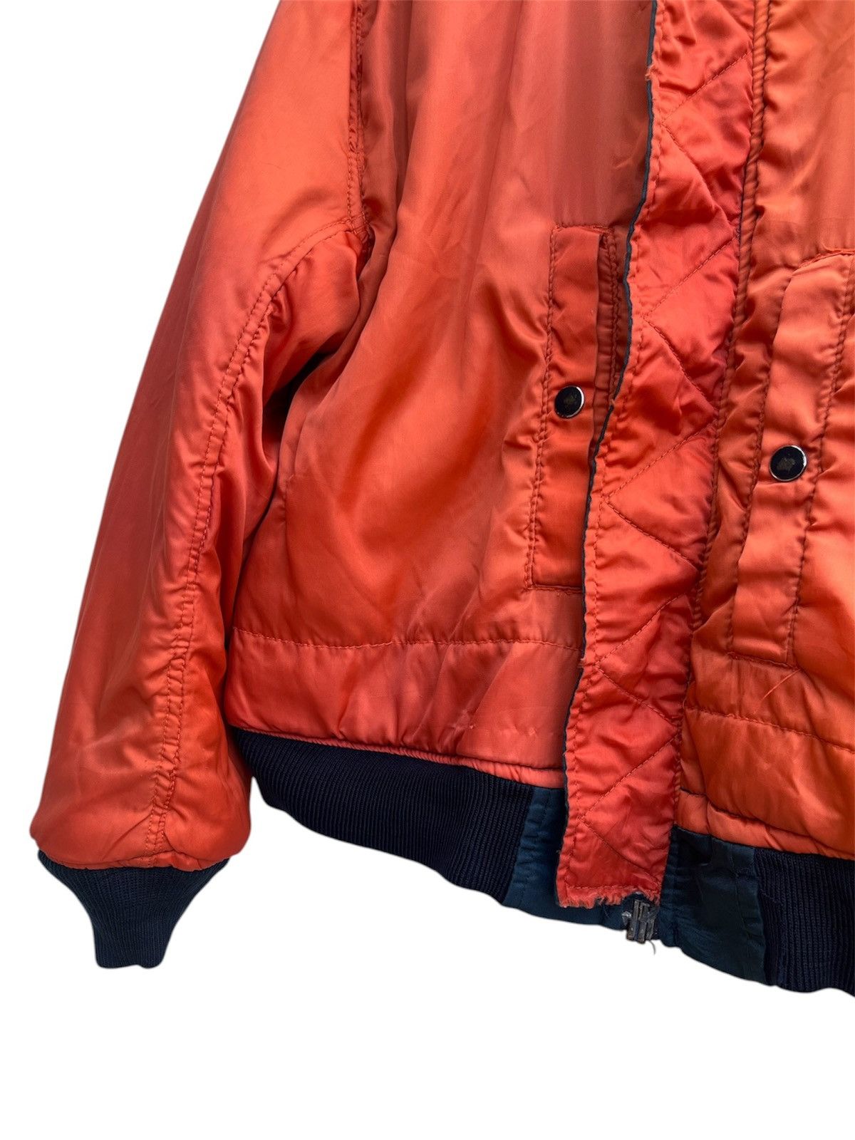 Vintage Vintage Wilker Industries Reversible MA-1 Flight Jacket Size US L / EU 52-54 / 3 - 12 Thumbnail