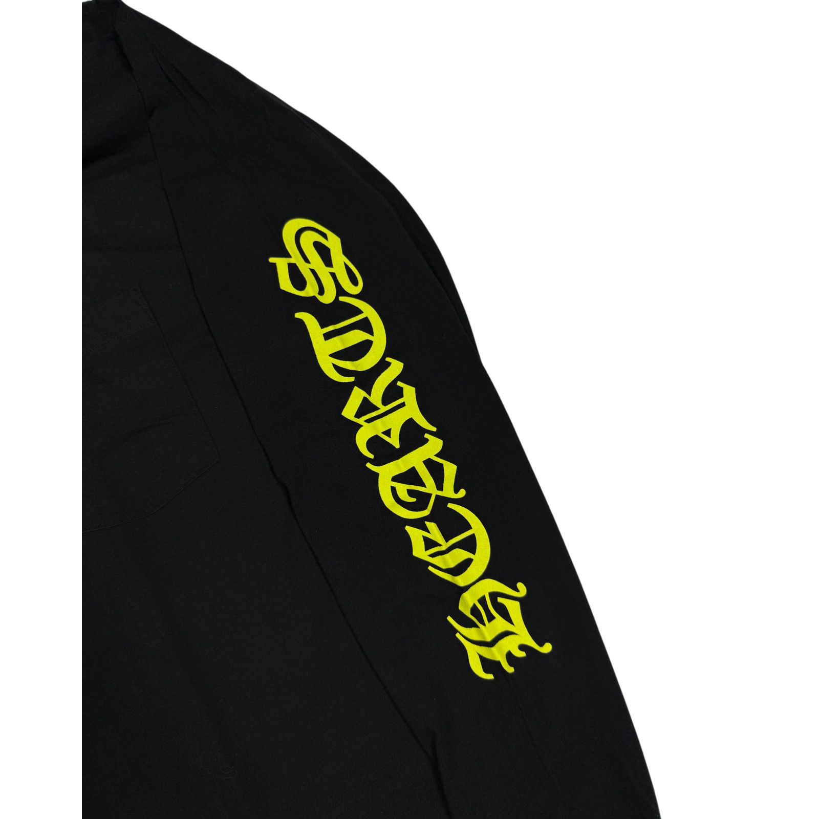 Chrome Hearts Chrome Hearts Black Yellow Neck Logo Longsleeve Size US XL / EU 56 / 4 - 4 Thumbnail