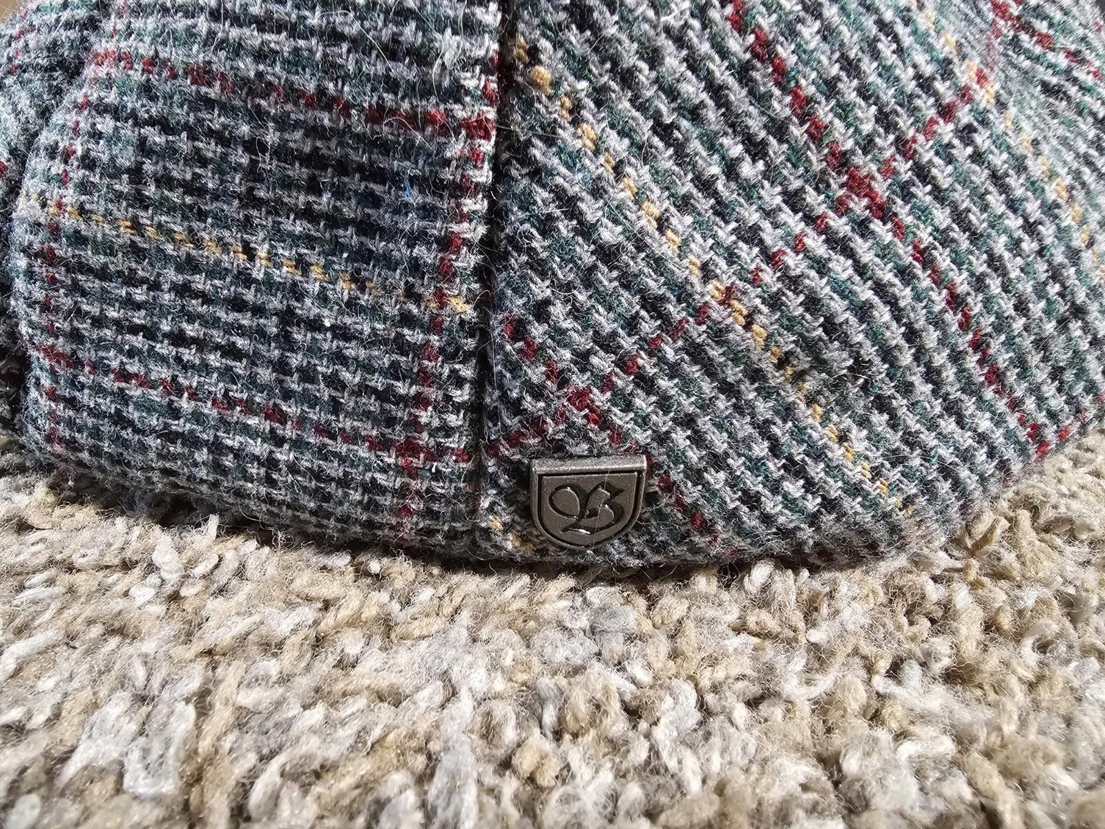 Brixton Brixton Hooligan Cap Newsboy 7 1/4 58cm Plaid Cabbie Wool Size ONE SIZE - 2 Thumbnail