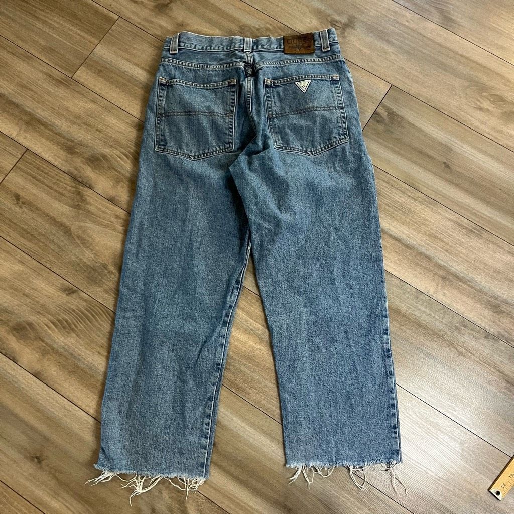 Guess Vintage Guess Light Blue Denim Jeans Men 31x26 Size US 31 - 7 Thumbnail