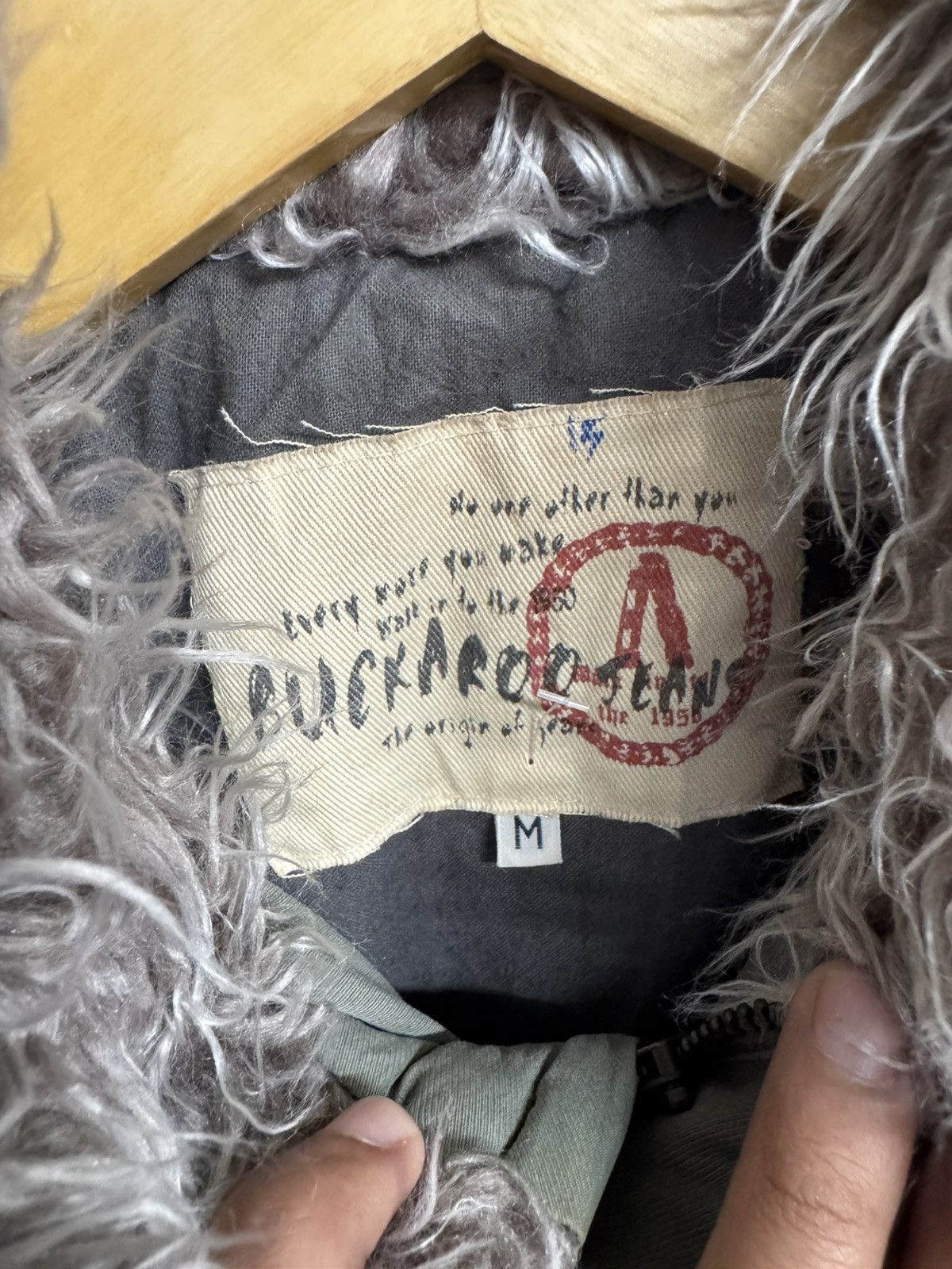 Japanese Brand VINTAGE Y2K FAUX FUR BONDAGE JACKET BY BUCKAROO Size US S / EU 44-46 / 1 - 8 Thumbnail