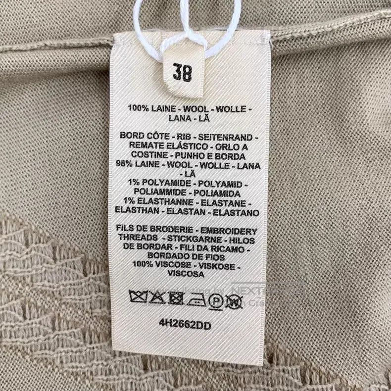 Hermes Hermes Brown Lock Stitch Embroidered Cashmere Wool Crew Ne Size XS / US 0-2 / IT 36-38 - 8 Thumbnail