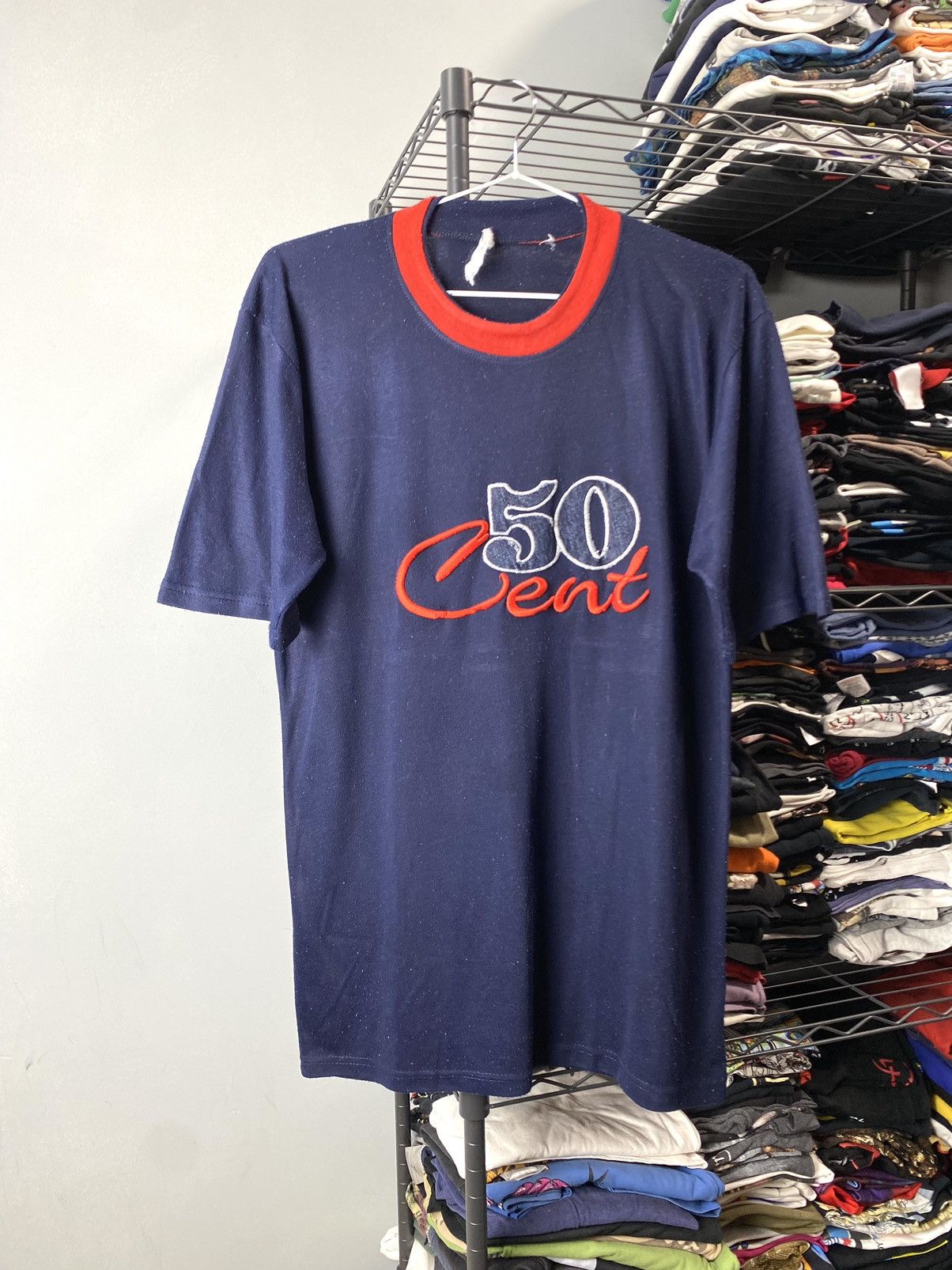 Rap Tees Rare! Vintage 50 Cent T Shirt Wu Tang 2 PAC Tu Pac Dr Dre Size US M / EU 48-50 / 2 - 1 Thumbnail