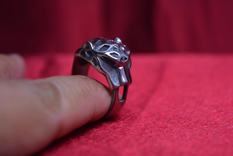 Jewelry Cheetah Future Jewelry Rings Open Chrome Ring (Size 7-13) Size ONE SIZE - 5 Thumbnail