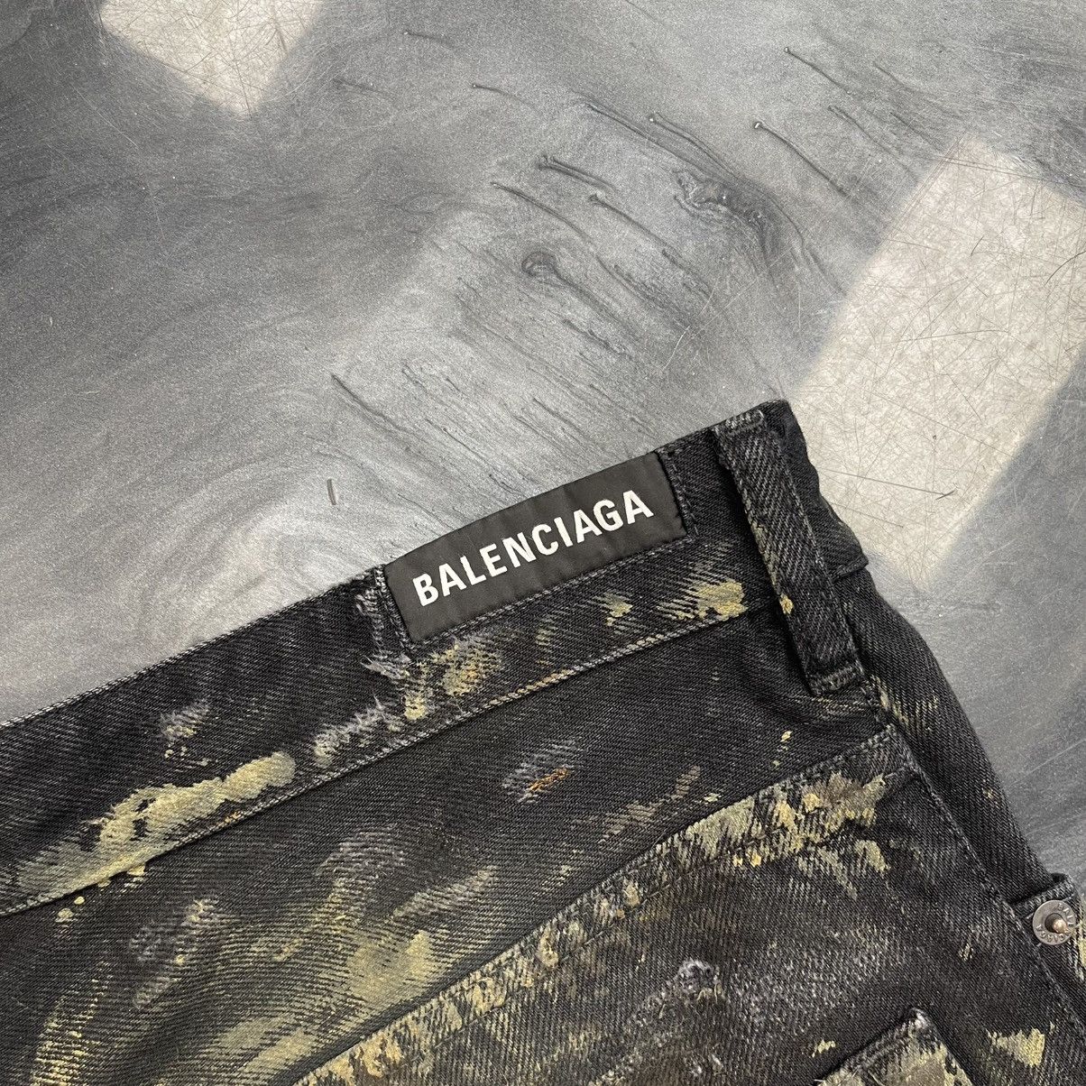 Balenciaga Balenciaga Mud Show Destroyed Denim Jeans Size US 36 / EU 52 - 3 Thumbnail