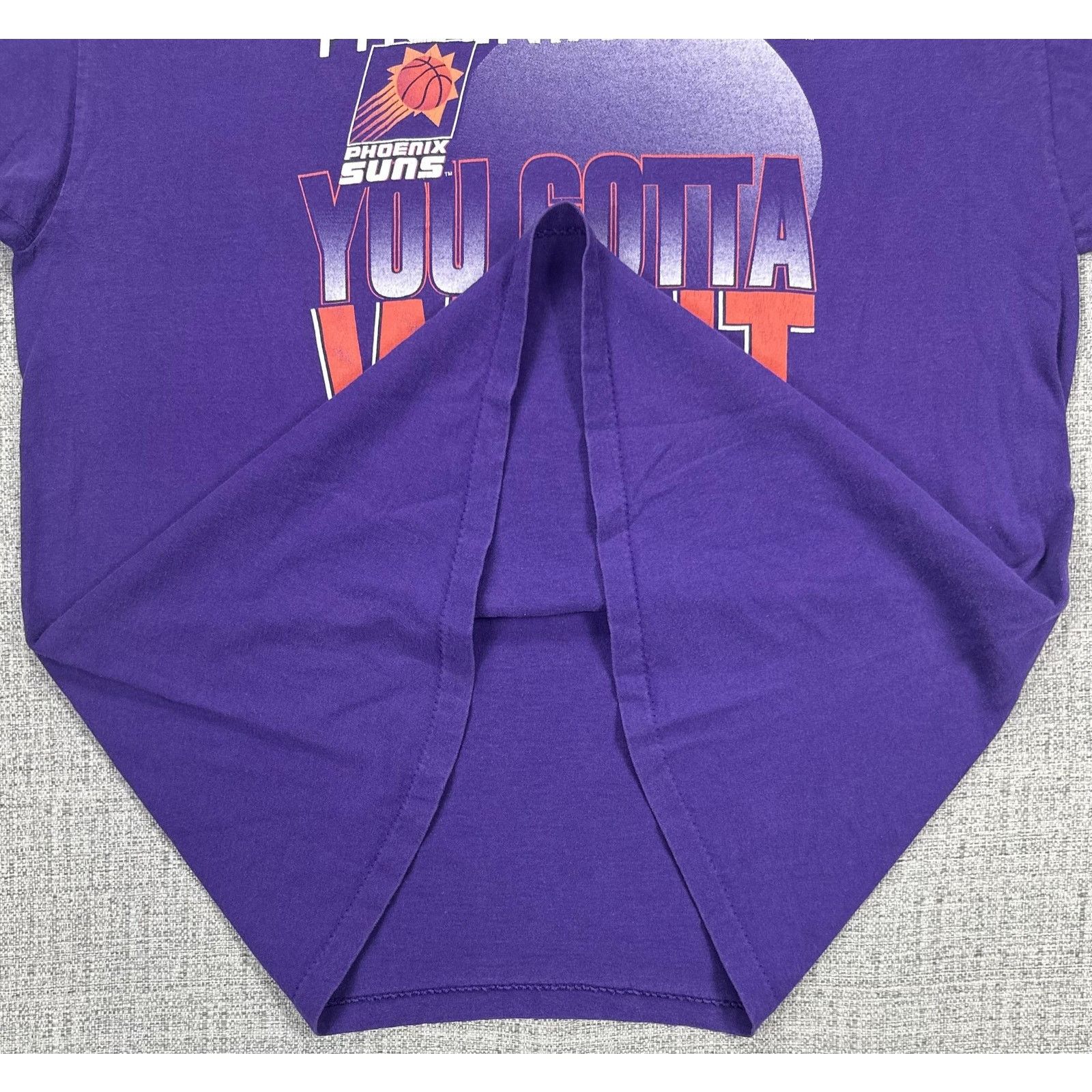 Salem Sportswear Phoenix Suns Shirt Sz L Purple Salem 1994 Playoffs USA 90s Size US L / EU 52-54 / 3 - 6 Thumbnail