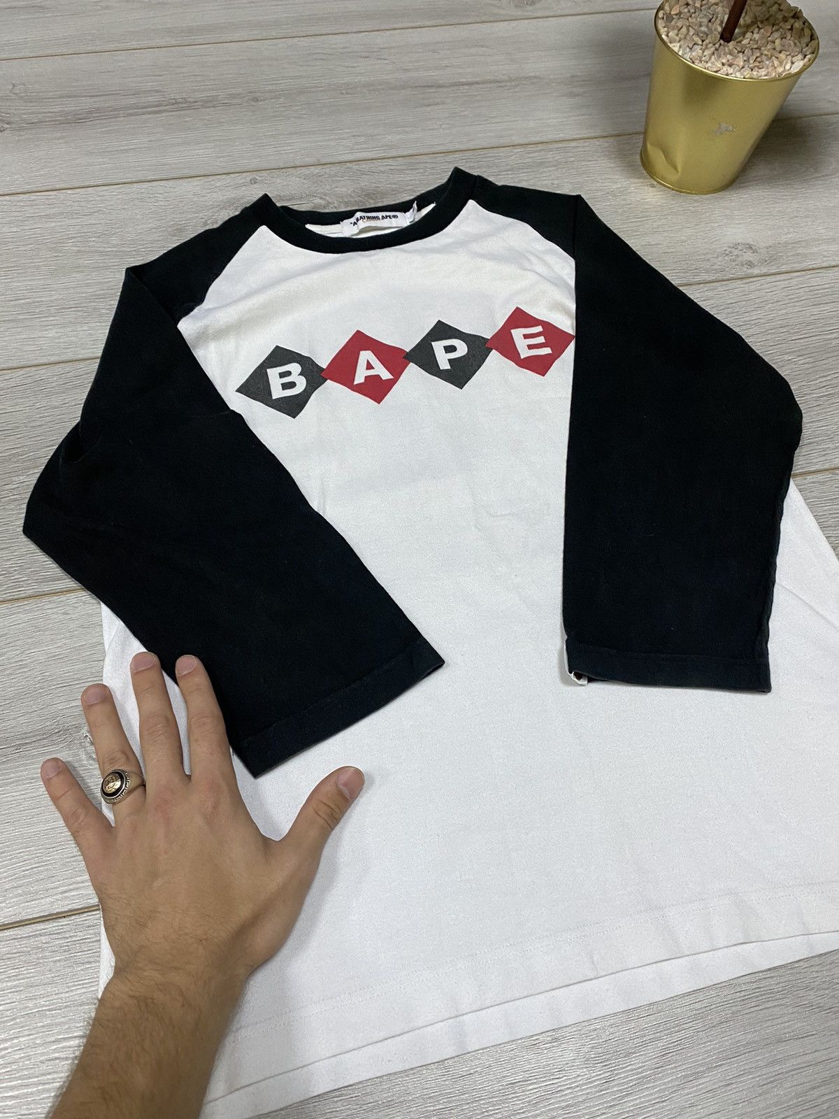 Bape Bape vintage ape head 3/4 sleeve long Size US M / EU 48-50 / 2 - 10 Thumbnail