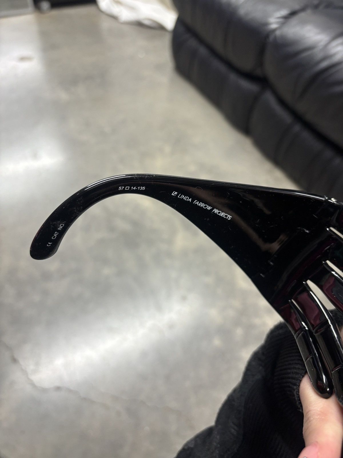 Jeremy Scott × Linda Farrow Jeremy scott x linda farrow glasses Size ONE SIZE - 4 Thumbnail