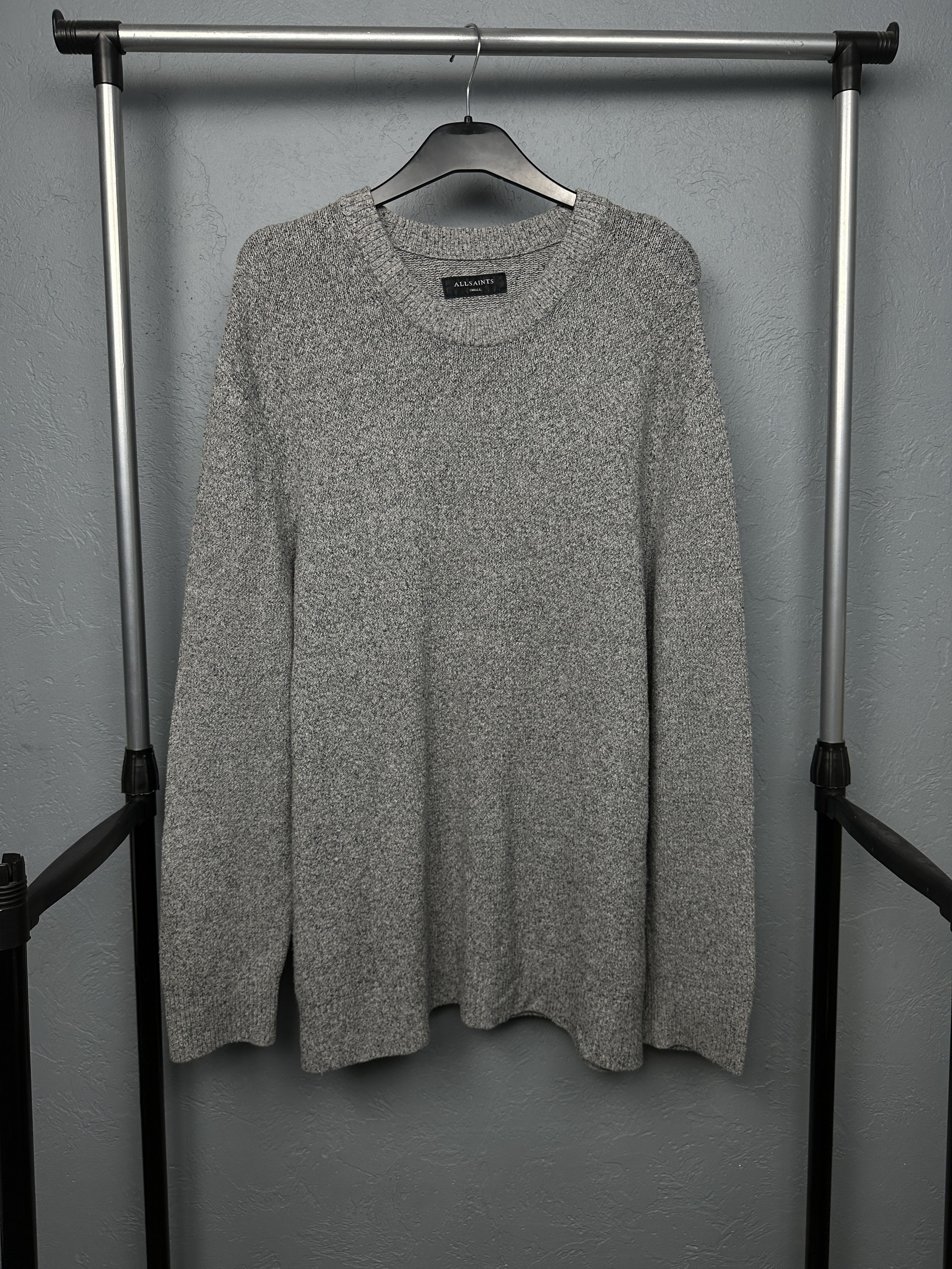 Allsaints Mens Hane Crew Neck Knit Sweater