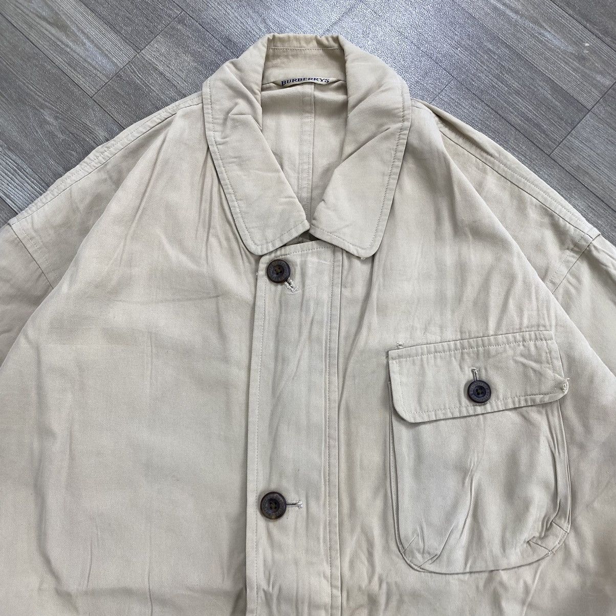 Burberry 1990s Vintage Burberry’s London Parka Military Jacket Size US L / EU 52-54 / 3 - 5 Thumbnail