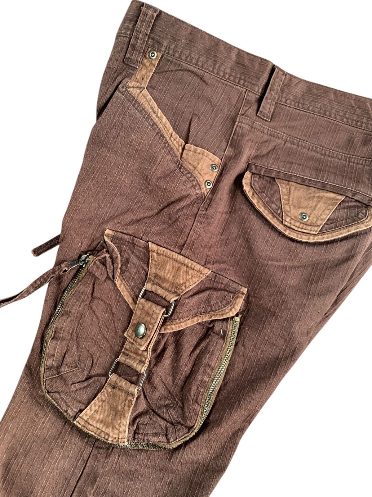 KMRii 2000s 31040=Uomo y2k 3D pocket pants Size US 32 / EU 48 - 5 Thumbnail
