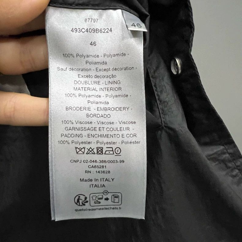 Dior Dior Black letter embroidered lapel jacket 2502-Nextarrow Size US S / EU 44-46 / 1 - 4 Thumbnail