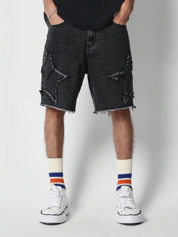VIBE Jeans Denim Shorts Jorts Cargo Size US 32 / EU 48 - 1 Thumbnail