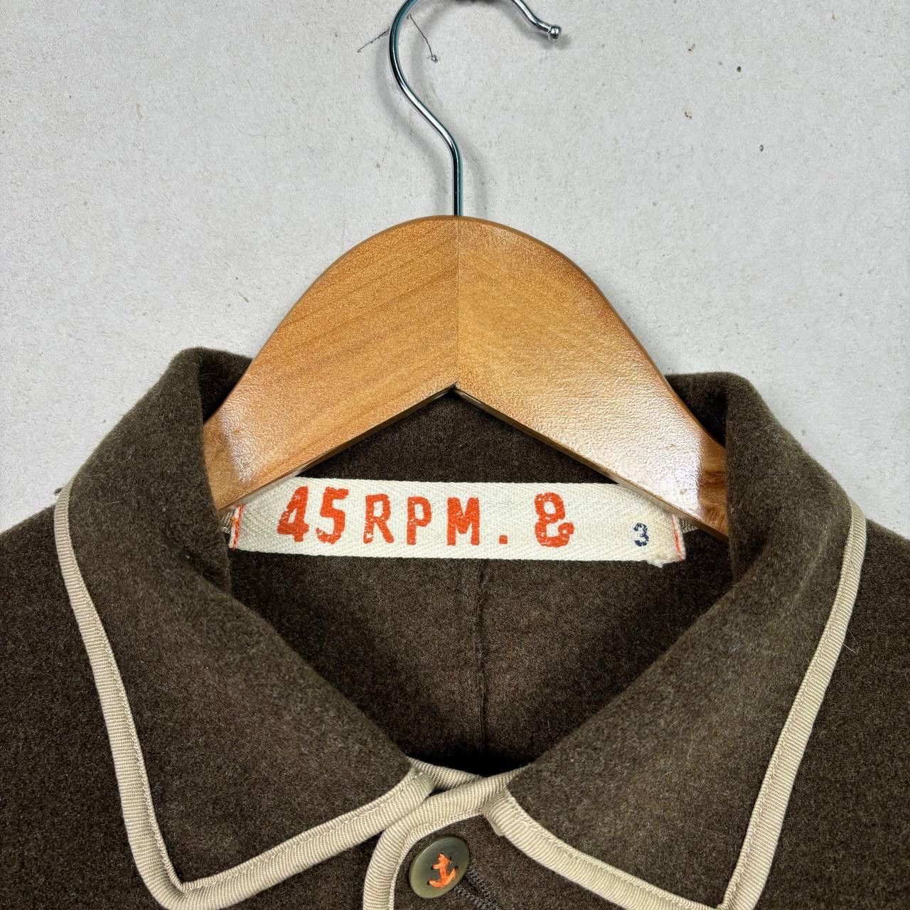 45rpm 45RPM & Co Wool Felt Jacket Green Workweae Jacket Size US M / EU 48-50 / 2 - 7 Thumbnail