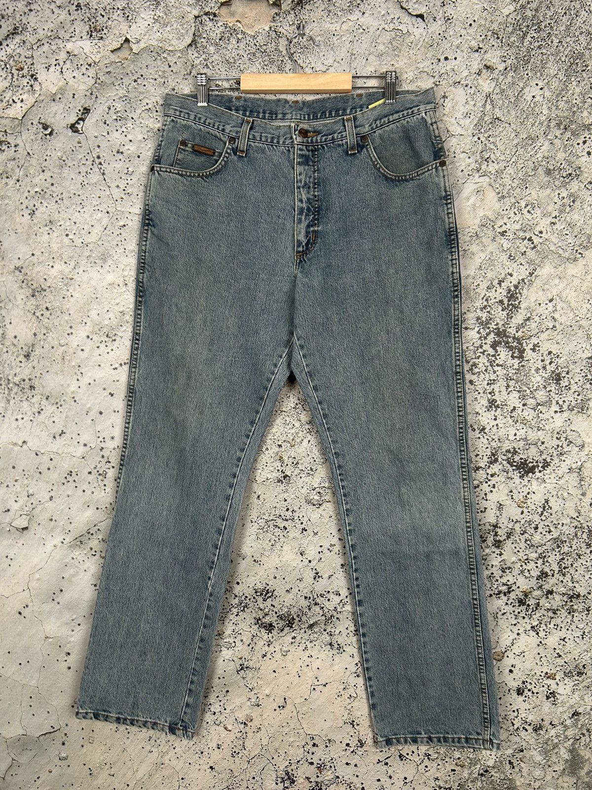 Vintage Vintage Wrangler Baggy Wide Legs Denim Pants Jeans 90s Size US 36 / EU 52 - 1 Thumbnail