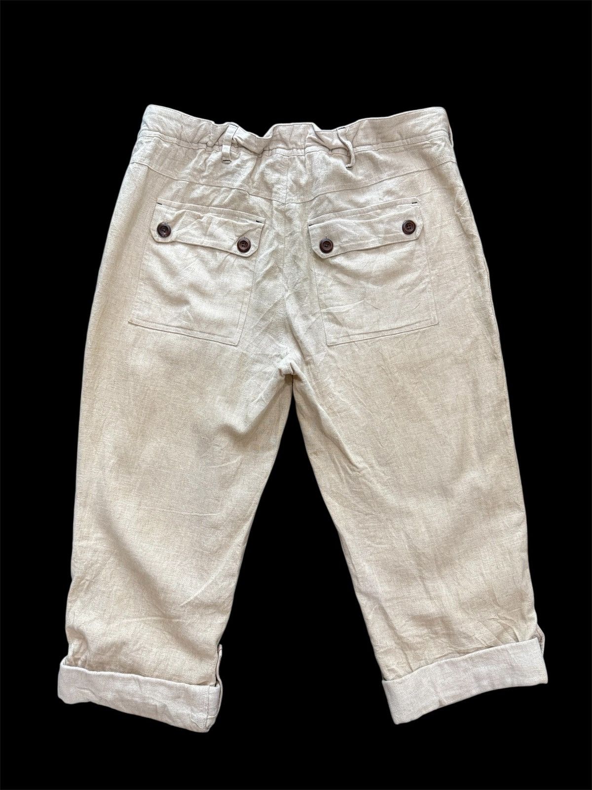 Japanese Brand Japan Brand Vital Monsieur Nicole Vintage Hemp Pants Design Size US 33 - 5 Thumbnail