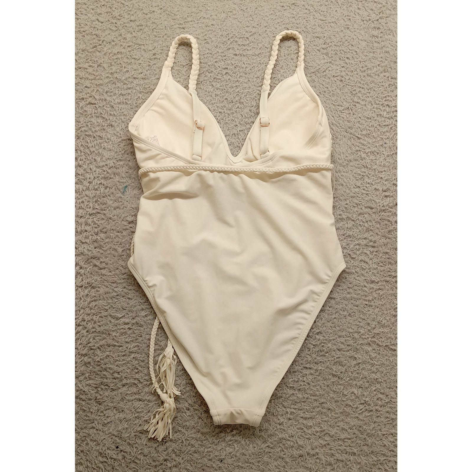 & Other Stories Shade & Shore 1pc Bathing Suit M Women's Swimwear Rose Gold Size ONE SIZE - 2 Thumbnail