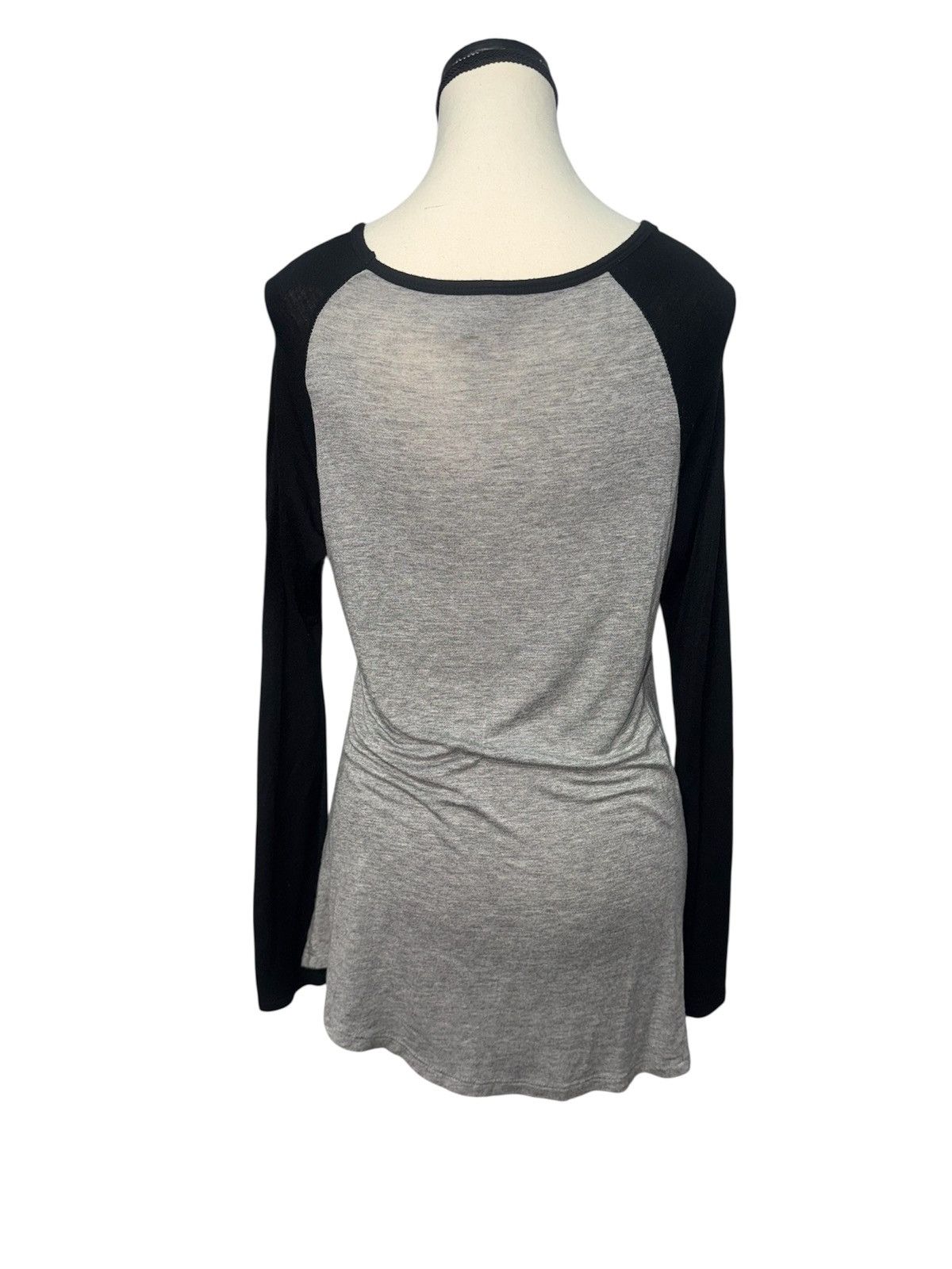 Other Women’s Active USA Black & Grey Long Sleeve Top Small Excellent Condition - New Size S / US 4 / IT 40 - 3 Thumbnail