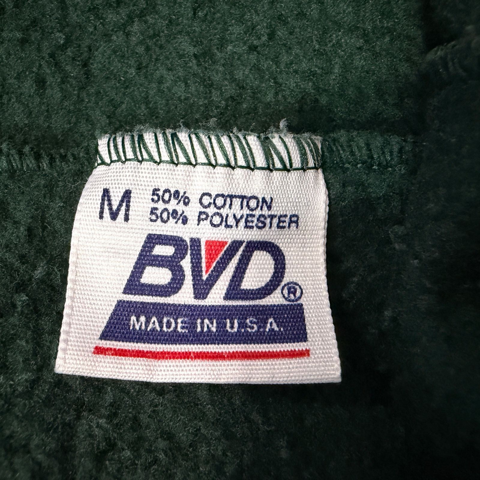 Vintage Vintage BVD Sweatpants Men's Medium Green Cuffed Joggers Size US 30 / EU 46 - 3 Thumbnail