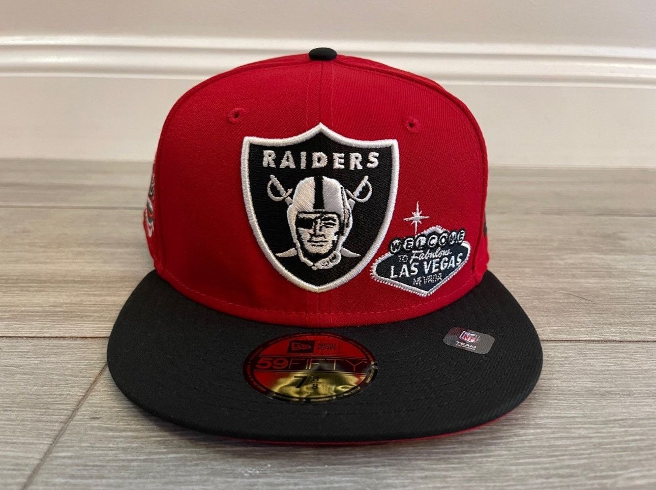 Hat club raiders loui v outlet collection size 7 3/8 brand new sold out