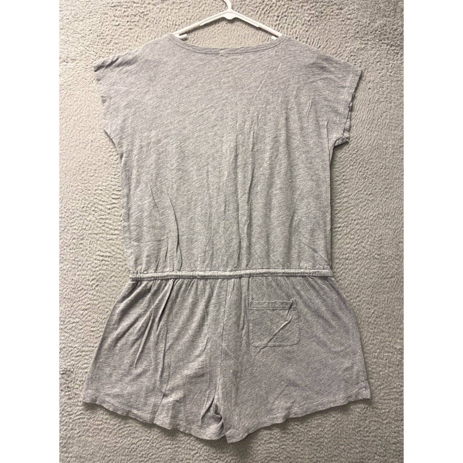 Vintage J Crew Romper Womens Medium Gray Sleeveless Button Front Pockets / 106-19 Size 36" / US 14 / IT 50 - 7 Thumbnail