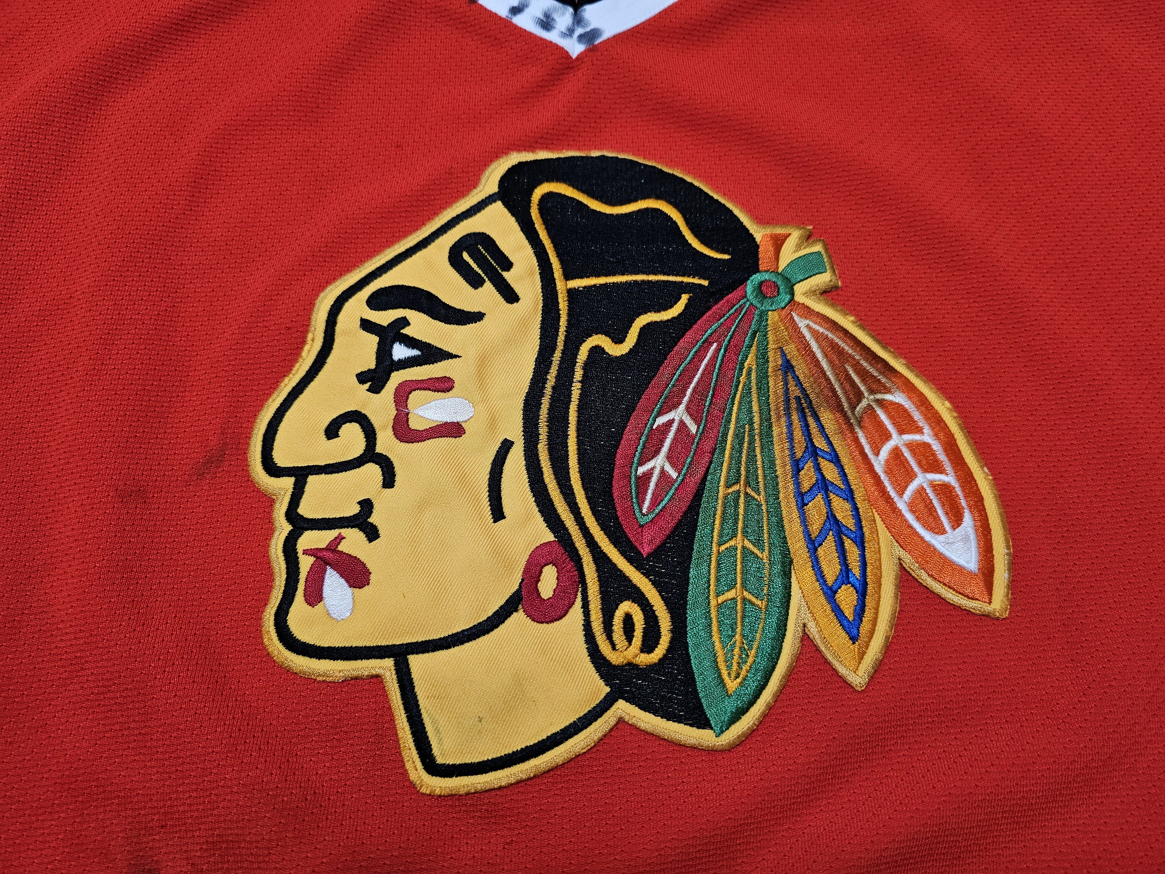 NHL × Vintage CHICAGO BLACKHAWKS 90s VINTAGE HOCKEY JERSEY CAMPRI Size US M / EU 48-50 / 2 - 3 Thumbnail