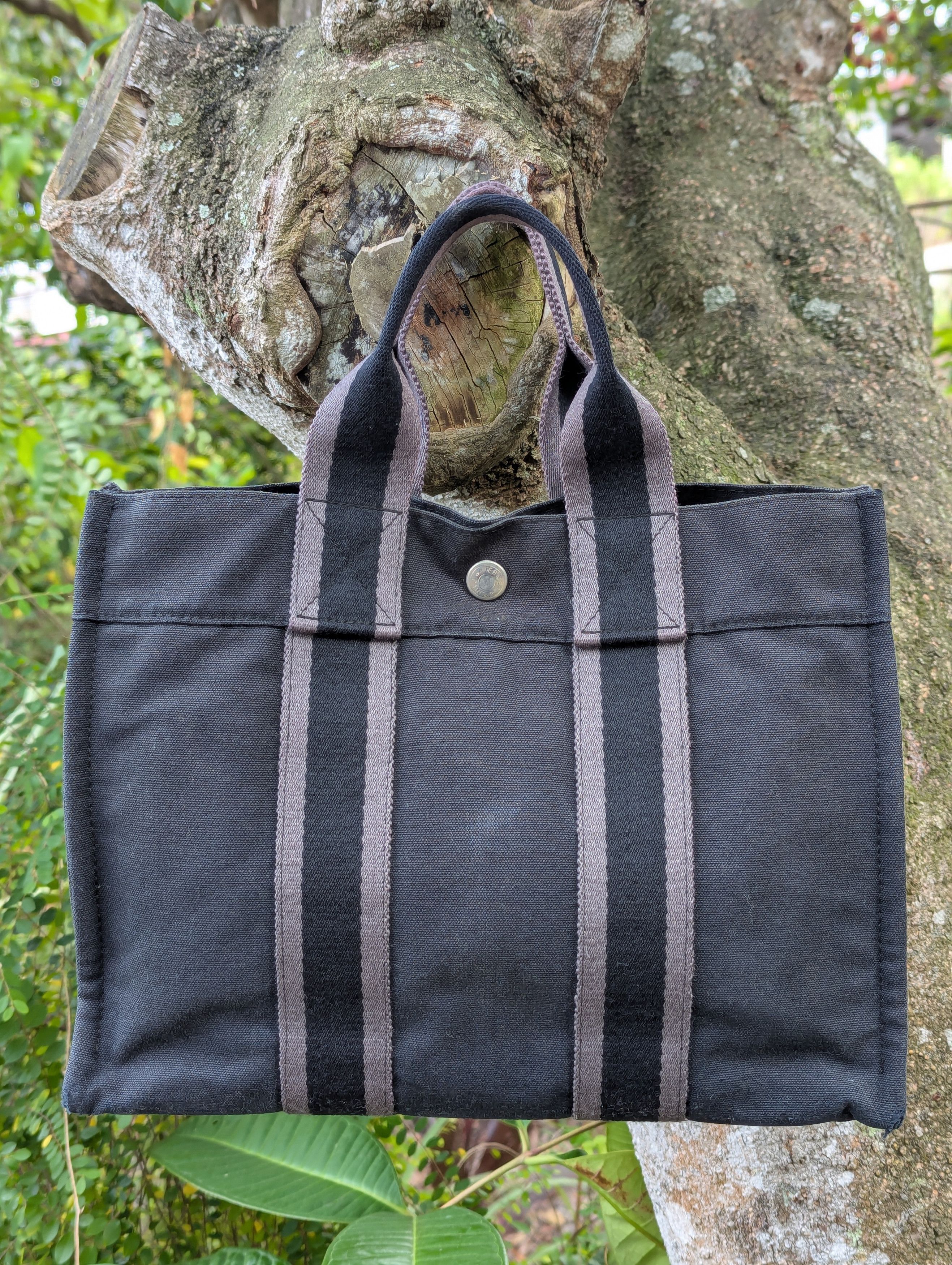 Hermès Fourre Tout PM Canvas Tote Bag