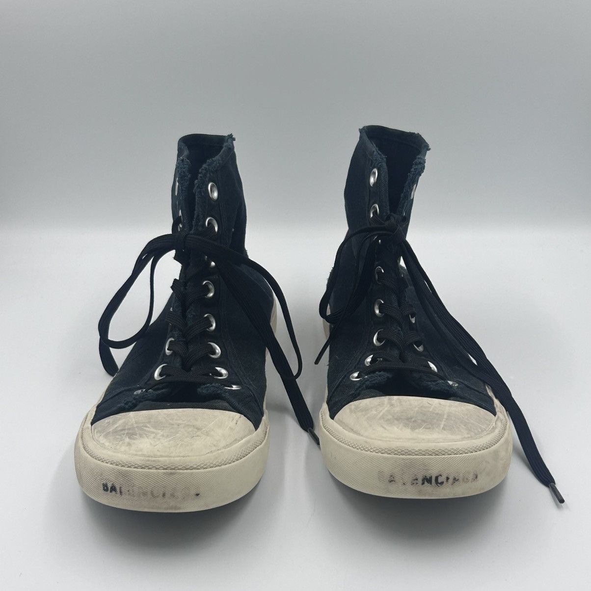 Balenciaga Balenciaga Paris High Top Sneakers Size US 10 / EU 43 - 2 Thumbnail