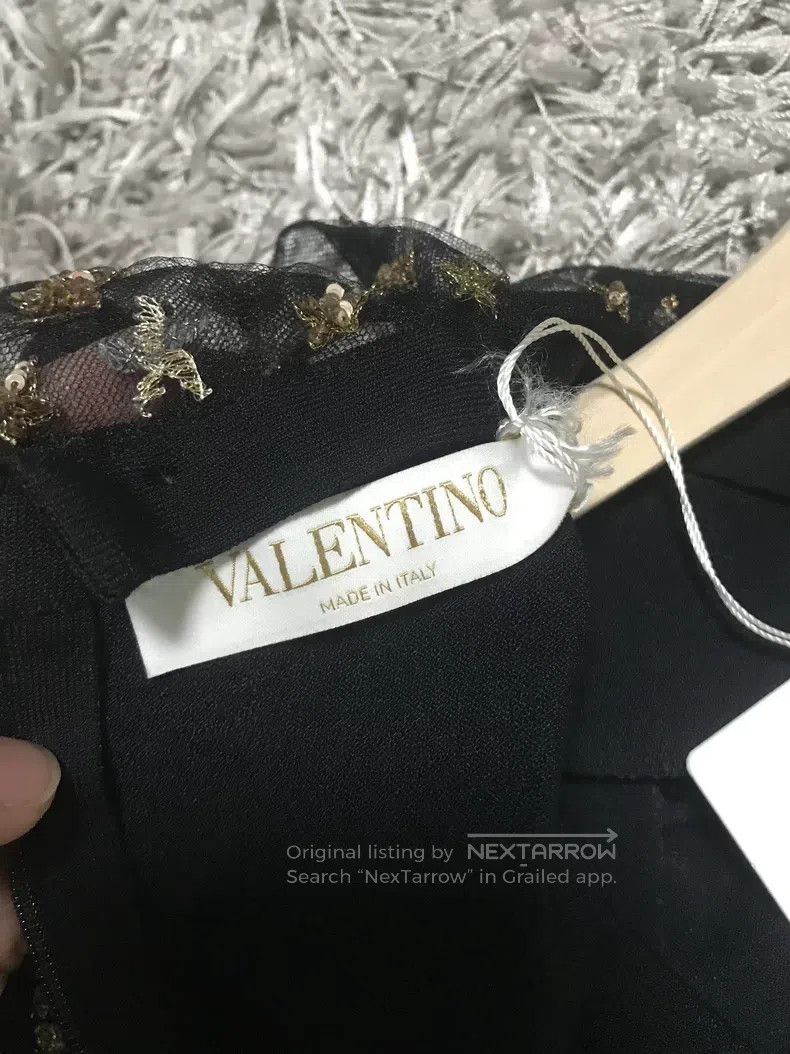 Other Valentino Black star neck dress Size S / US 4 / IT 40 - 4 Thumbnail