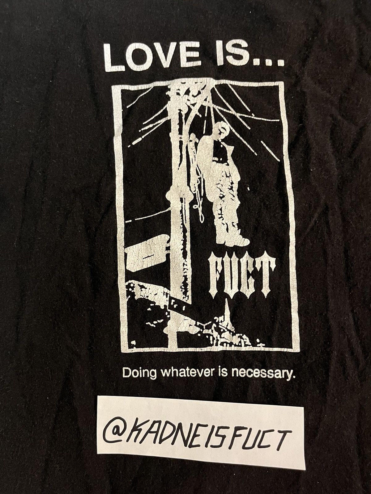 Fuck The Population × Fuct Love is Fuct Shirt | Grailed