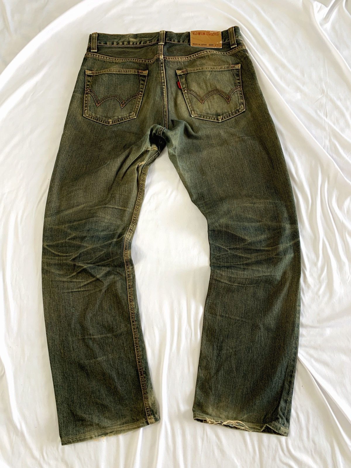 Edwin vintage dirty fade edwin jeans kapital hysteric fuga denime Size US 32 / EU 48 - 4 Thumbnail