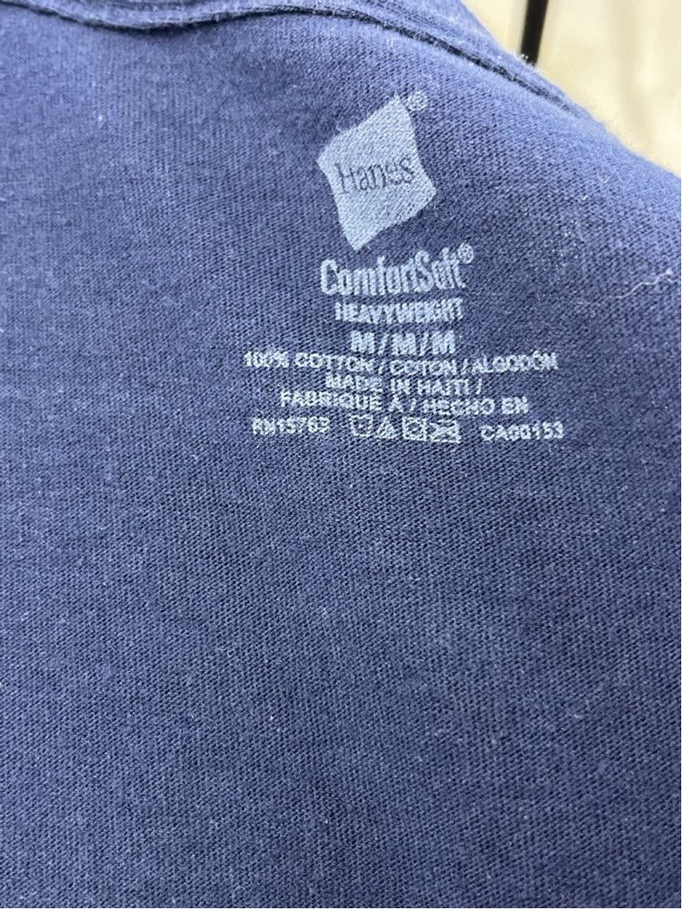 Hanes Men's Hanes T-shirt Size M Blue Size US M / EU 48-50 / 2 - 3 Thumbnail
