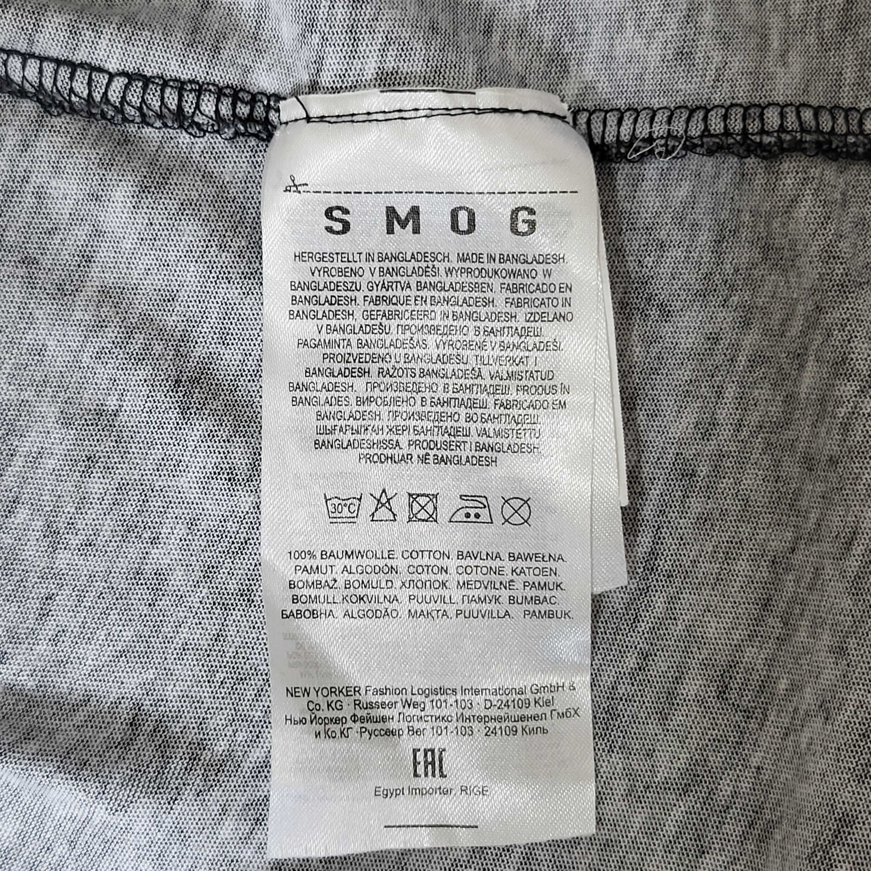 Vintage Skull fear and death vintage SMOG T-Shirt size M Size US M / EU 48-50 / 2 - 7 Thumbnail