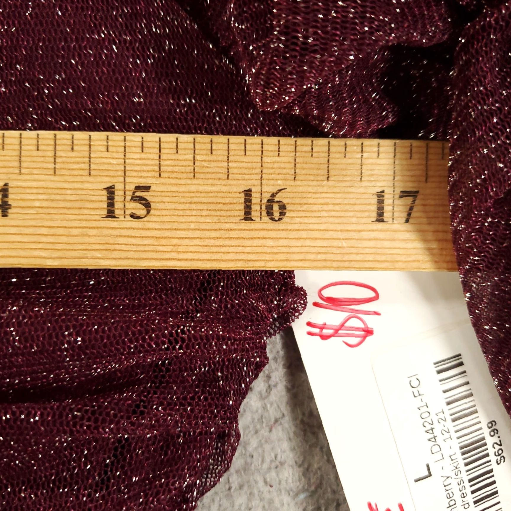 Vintage Lush Sheath Dress Mini Purple Boysenberry L Large Short Sleeve Ruched Draped Sparkle Shimmer Polyester Blend Spandex Size L / US 10 / IT 46 - 4 Thumbnail