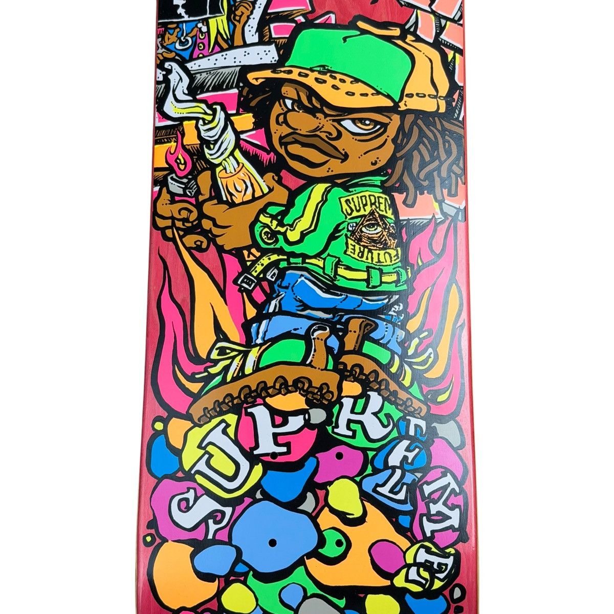 Supreme Supreme Molotov Kid Skateboard Deck Pink (SS19) Andy Howell Size ONE SIZE - 2 Thumbnail