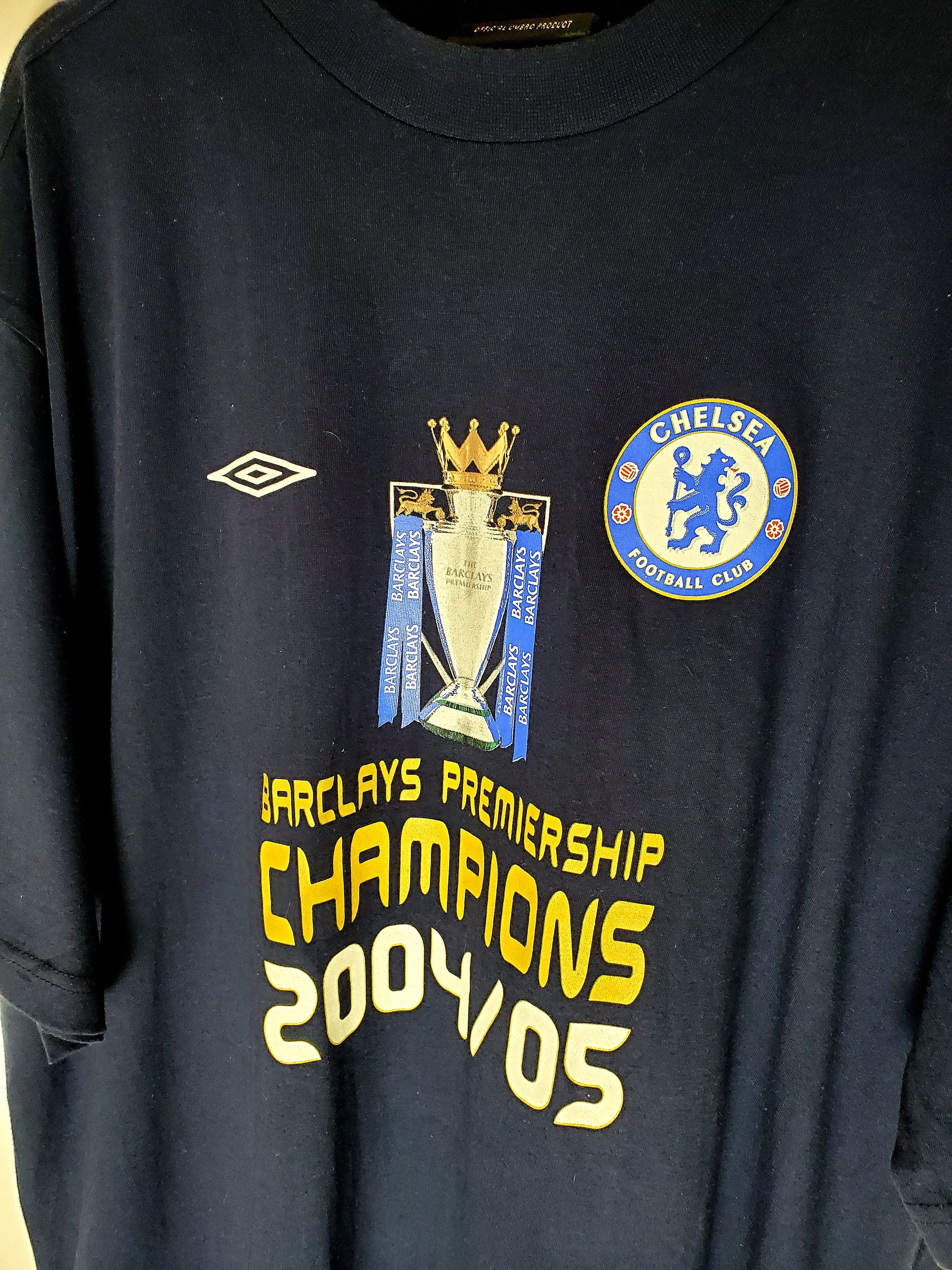 Chelsea Soccer × Umbro × Vintage Vintage Umbro Chelsea Champions Football Shirt Soccer XL Size US XL / EU 56 / 4 - 3 Thumbnail