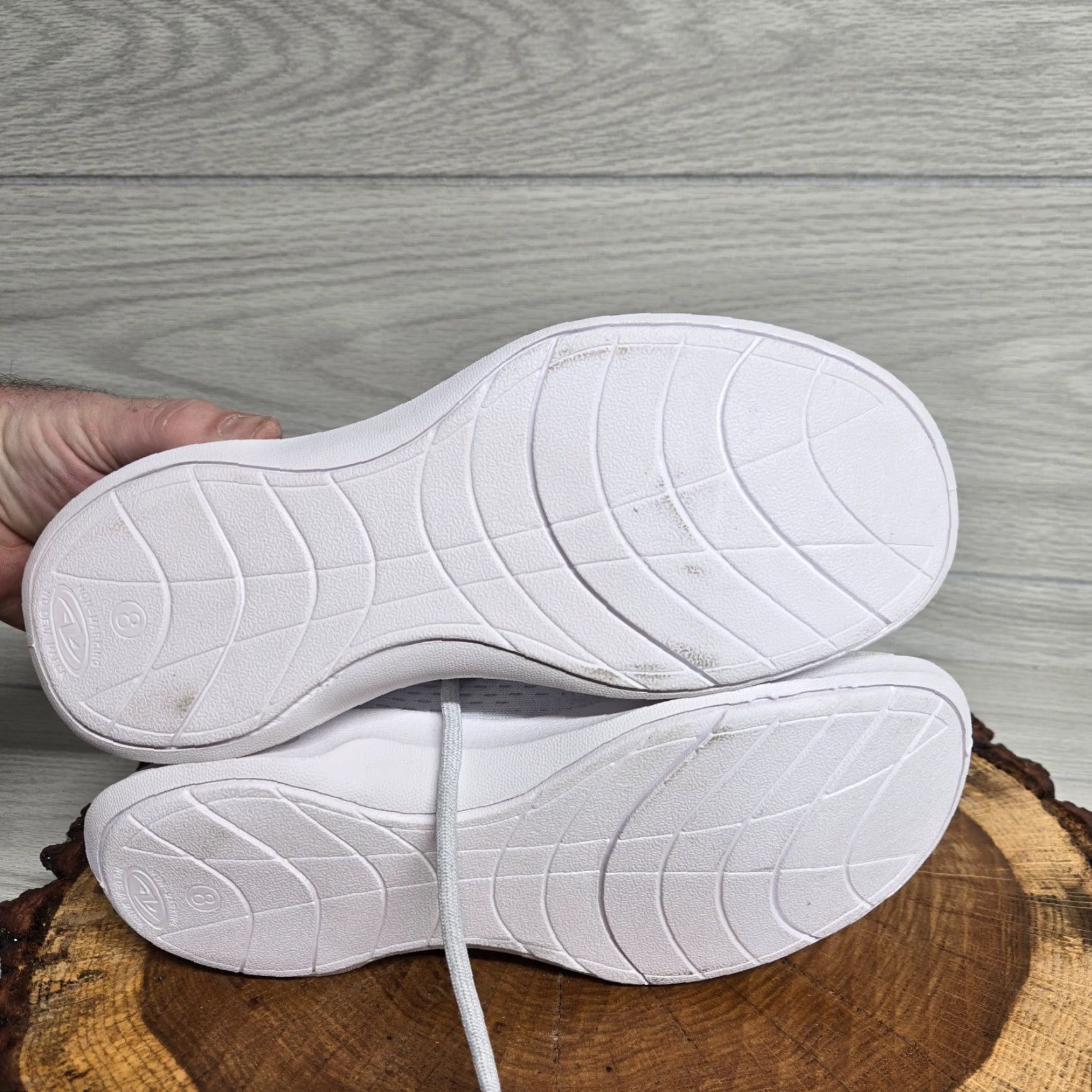 Athletic Works NEW Athletic Works White Lifestyle Jogger Sneakers Shoes Adult Women's 8 NEW Size 30" / US 8 / IT 44 - 6 Thumbnail