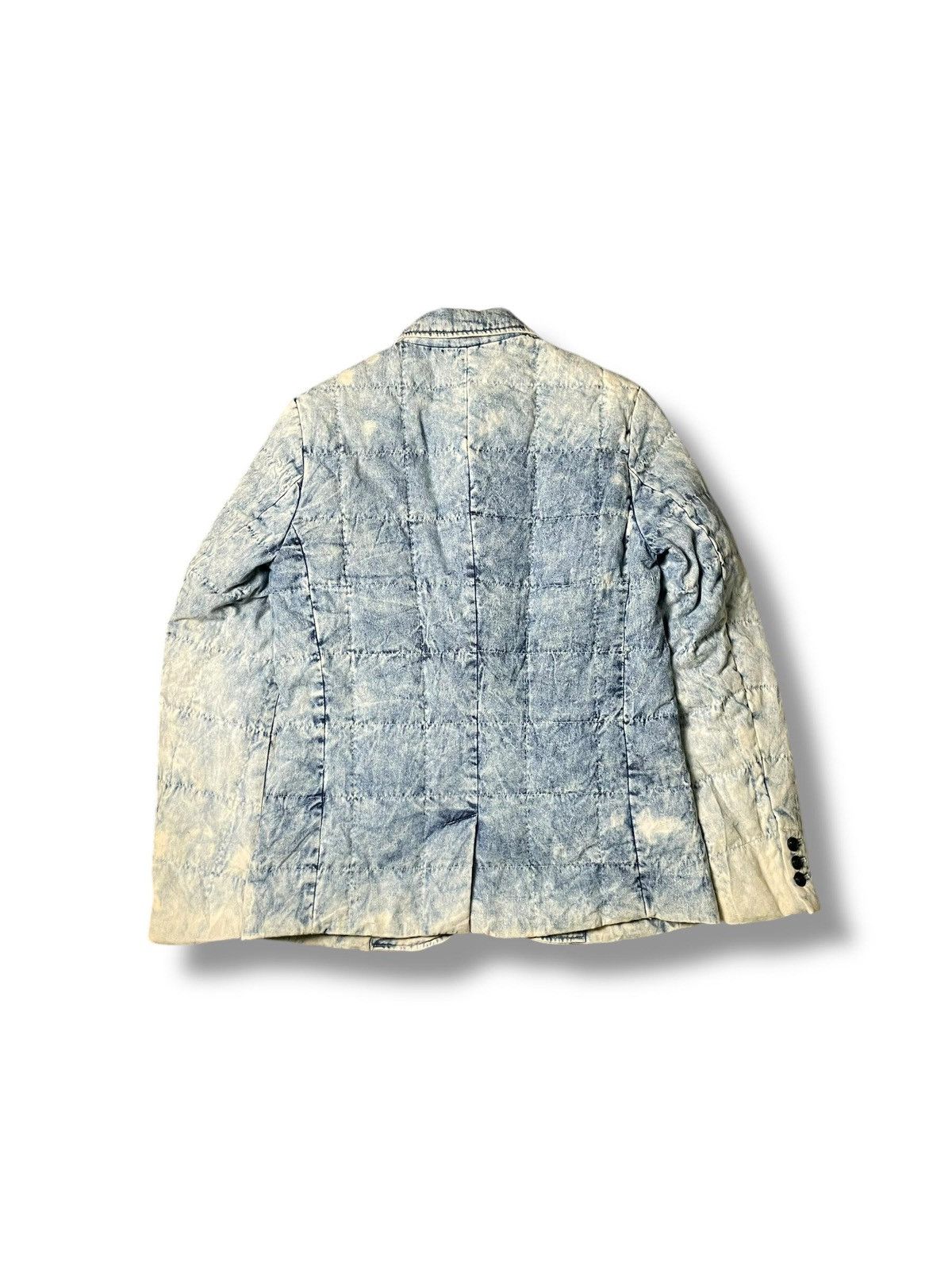 Japanese Brand Cavaria Distressed Denim Jacket (3) Size US XXS / EU 40 - 3 Thumbnail