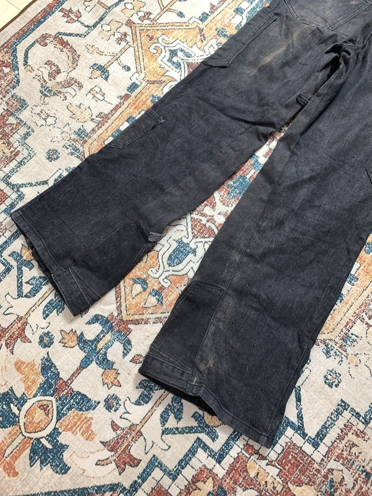 If Six Was Nine Reconstructed Flared Denim Pants Size US 32 / EU 48 - 7 Thumbnail