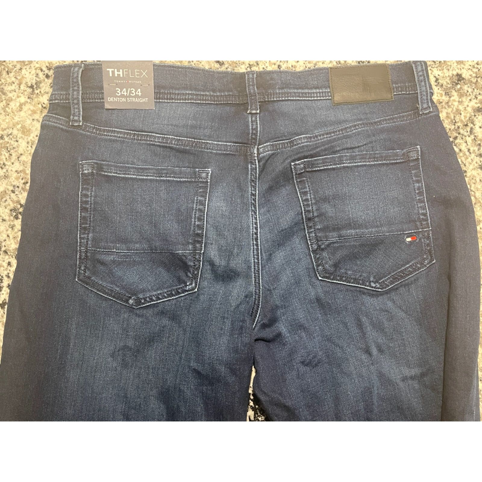 Tommy Hilfiger Tommy Hilfiger Jeans Blue W36 L33 Denton Stretch Straight City Classic Designer Denim Bag Room? Size US 36 / EU 52 - 3 Thumbnail