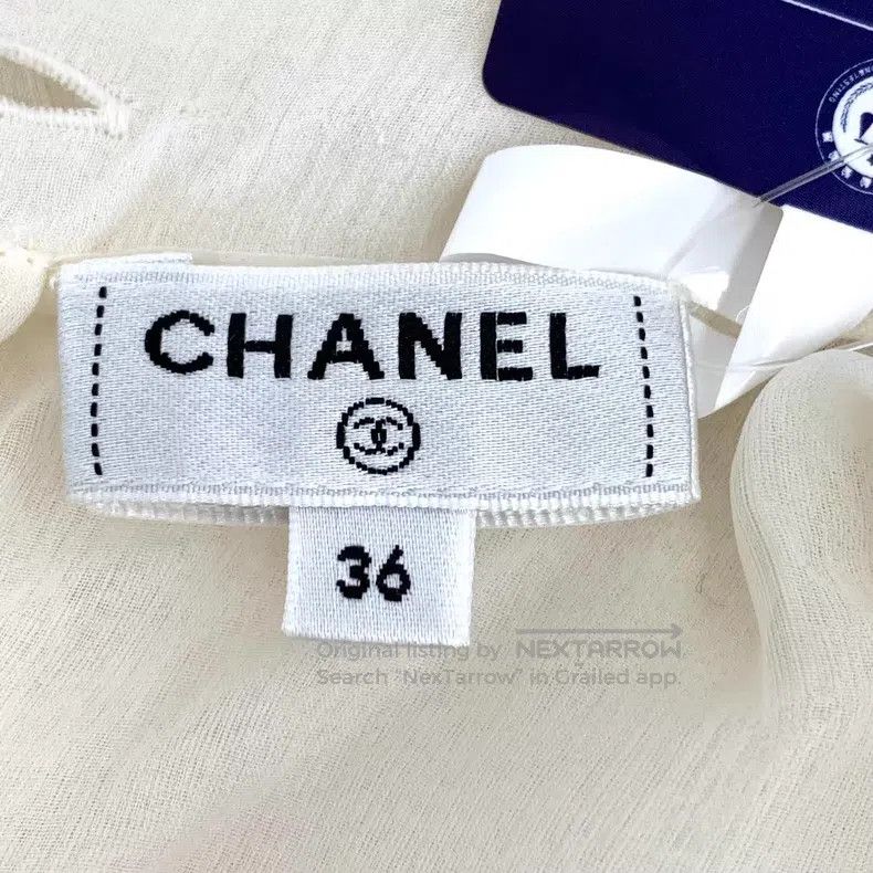 Chanel Chanel Castle Series Beige Ruffle Lace Silk Lapel Long-sle Size XS / US 0-2 / IT 36-38 - 5 Thumbnail