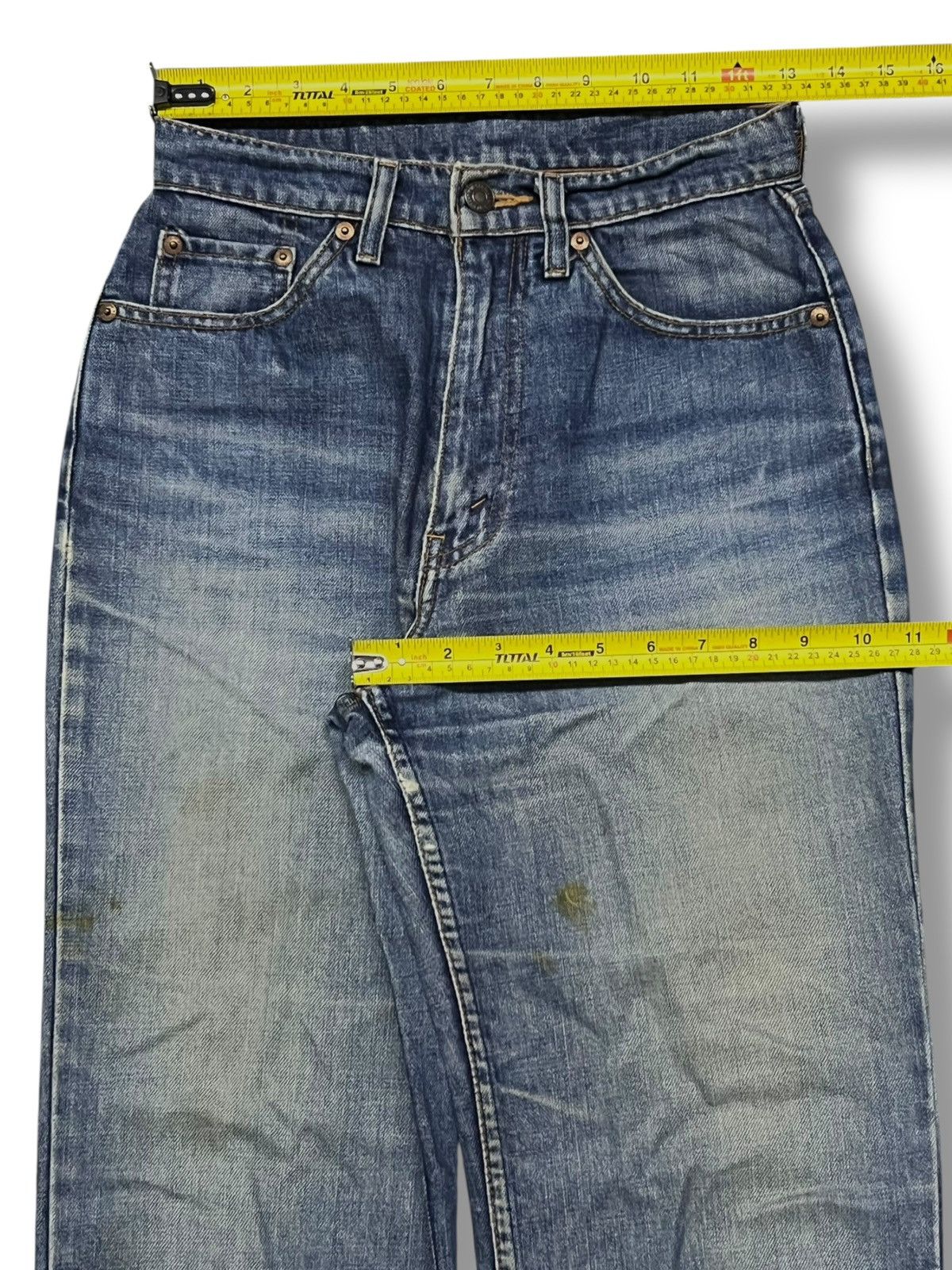 Levi's Vintage 90s Levi’s W519 Japan - Faded Rusty Wash Jeans Size 26" / US 2 / IT 38 - 19 Thumbnail