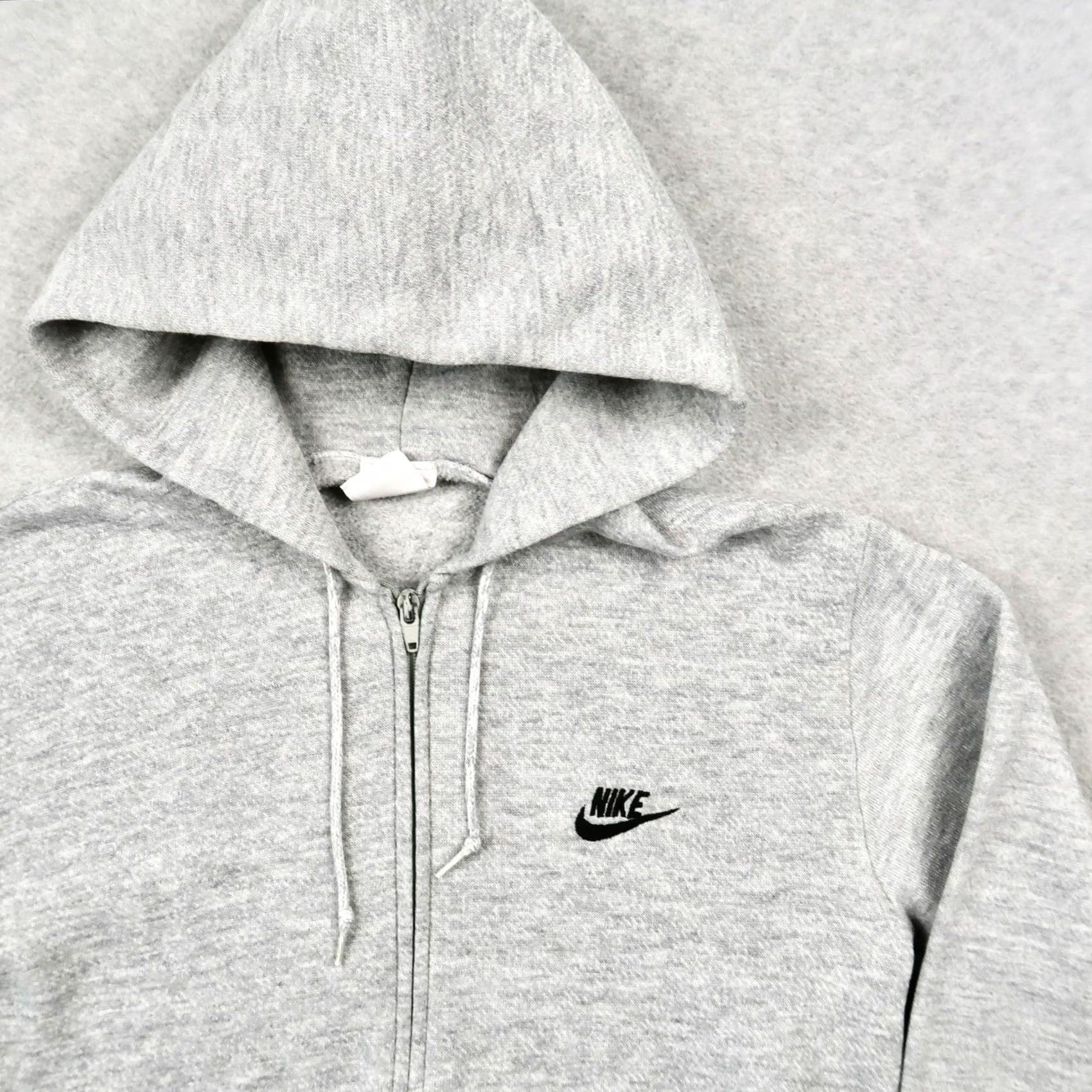 Nike VINTAGE Nike Hoodie Adult S Small Gray Full Zip Embroidered Logo Made in USA 80s Mens Size US S / EU 44-46 / 1 - 3 Thumbnail