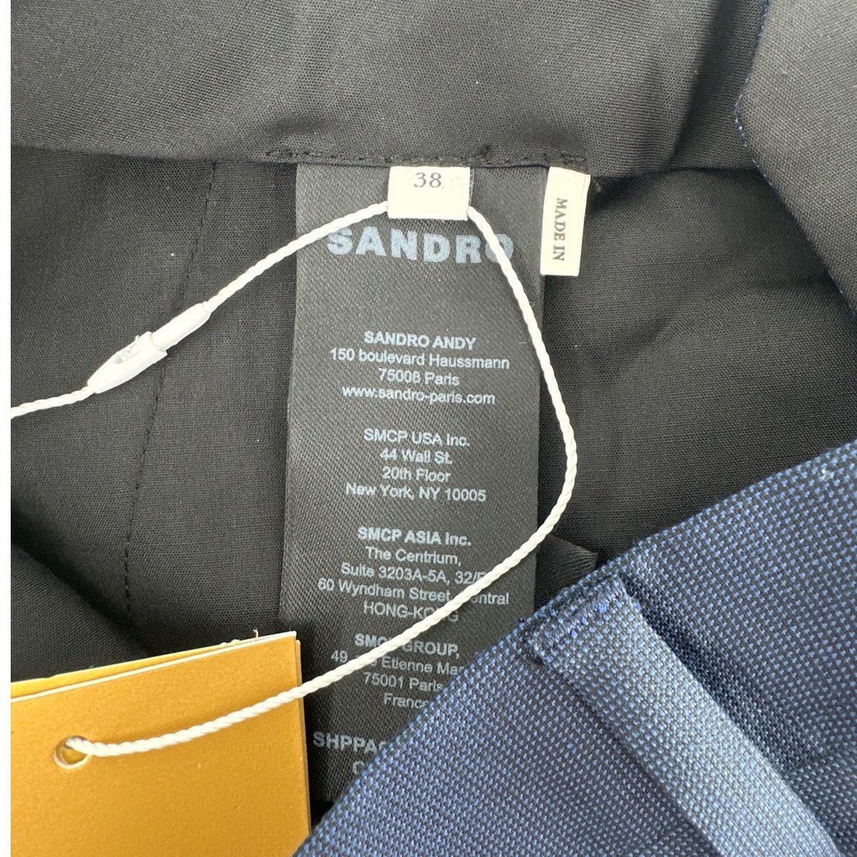 Sandro Sandro Men's Royal Blue Wool Suit Trousers Size 38 Size US 38 / EU 54 - 12 Thumbnail