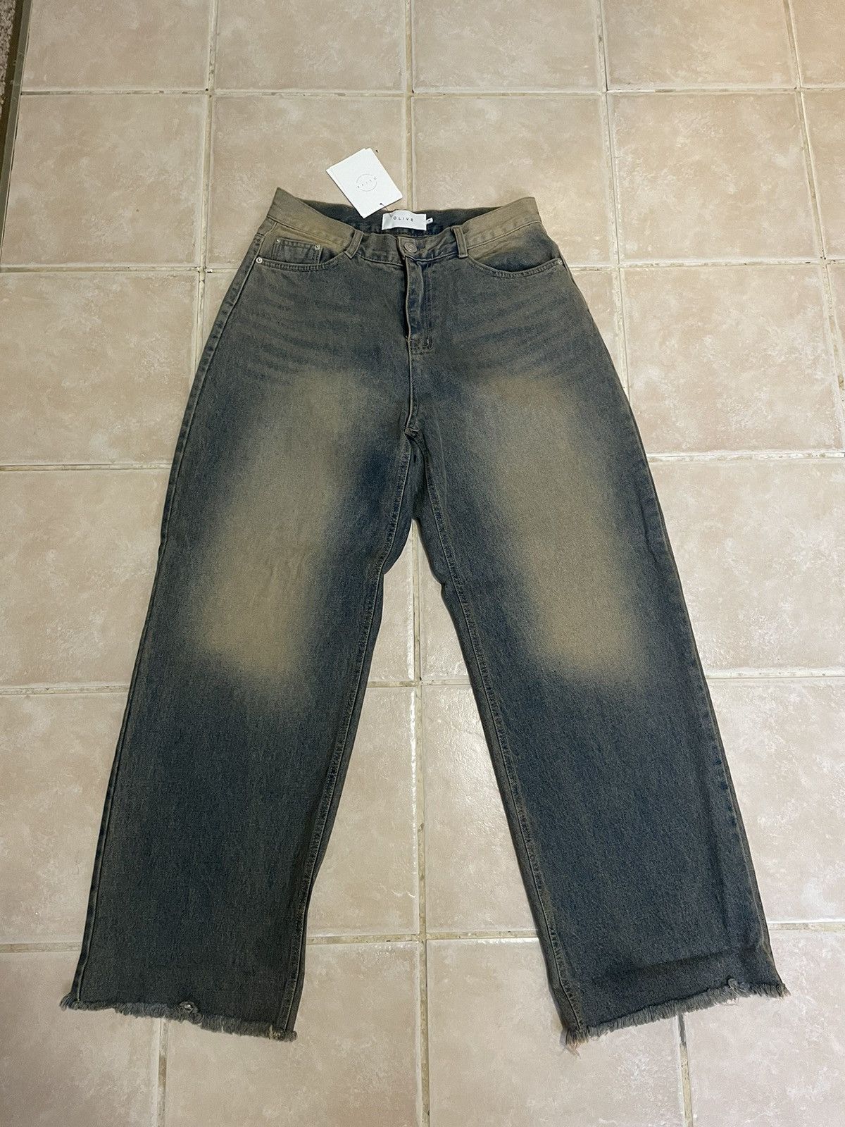 Olive Olive pants sand wash Size US 32 / EU 48 - 1 Thumbnail