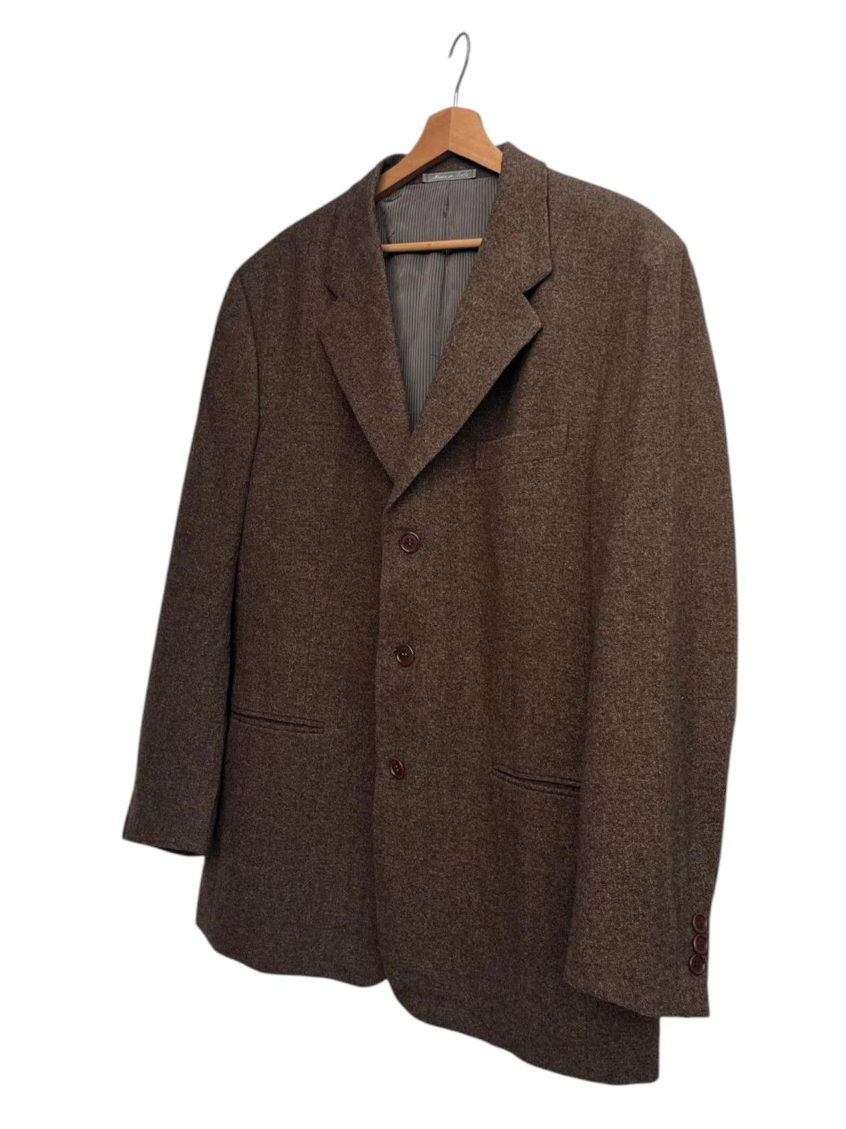 Salvatore Ferragamo Salvatore Ferragamo Wool Cashmere Jacket Size US L / EU 52-54 / 3 - 6 Thumbnail