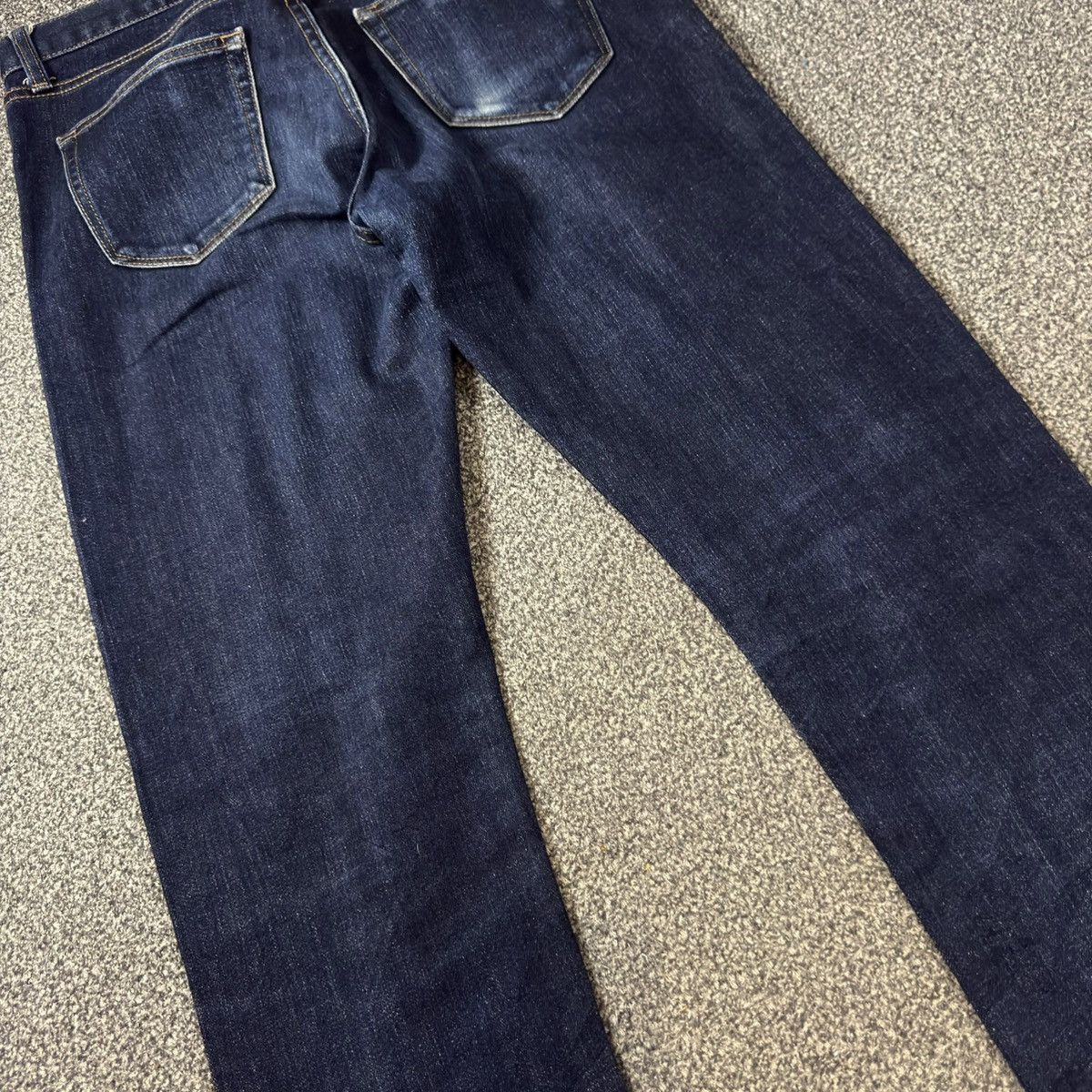 Undercover × Uniqlo 🔥🇯🇵 Japanese Raw Denim Uniqlo Indigo Selvedge Archive Jeans Size US 32 / EU 48 - 10 Thumbnail