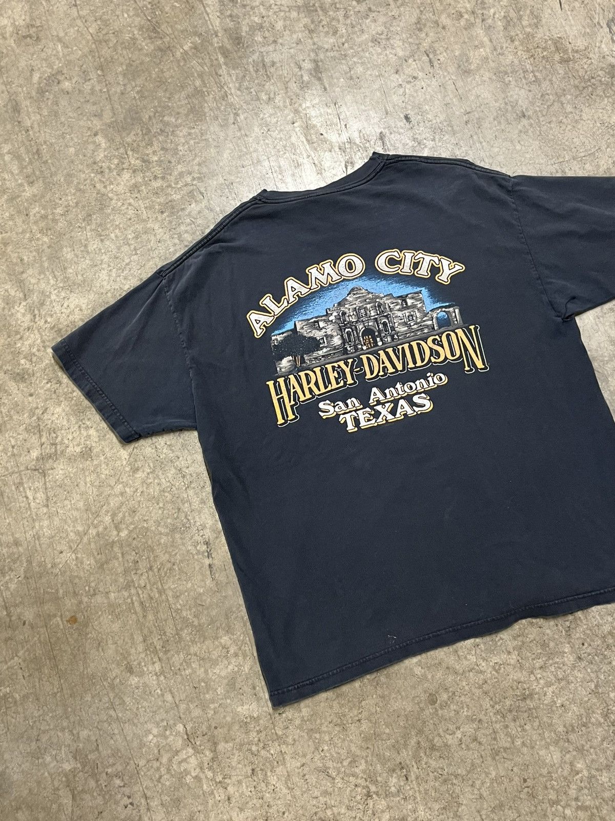Harley Davidson × Vintage Harley Davidson vintage sun faded 90s graphic tee hype rare Size US XL / EU 56 / 4 - 6 Thumbnail