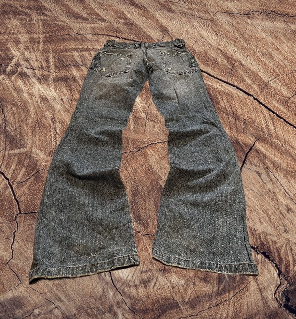 Pre-owned Hysteric Glamour X If Six Was Nine Ifsixwasnine Kapital Hysteric Glamour Style Flared Jeans Y2k
